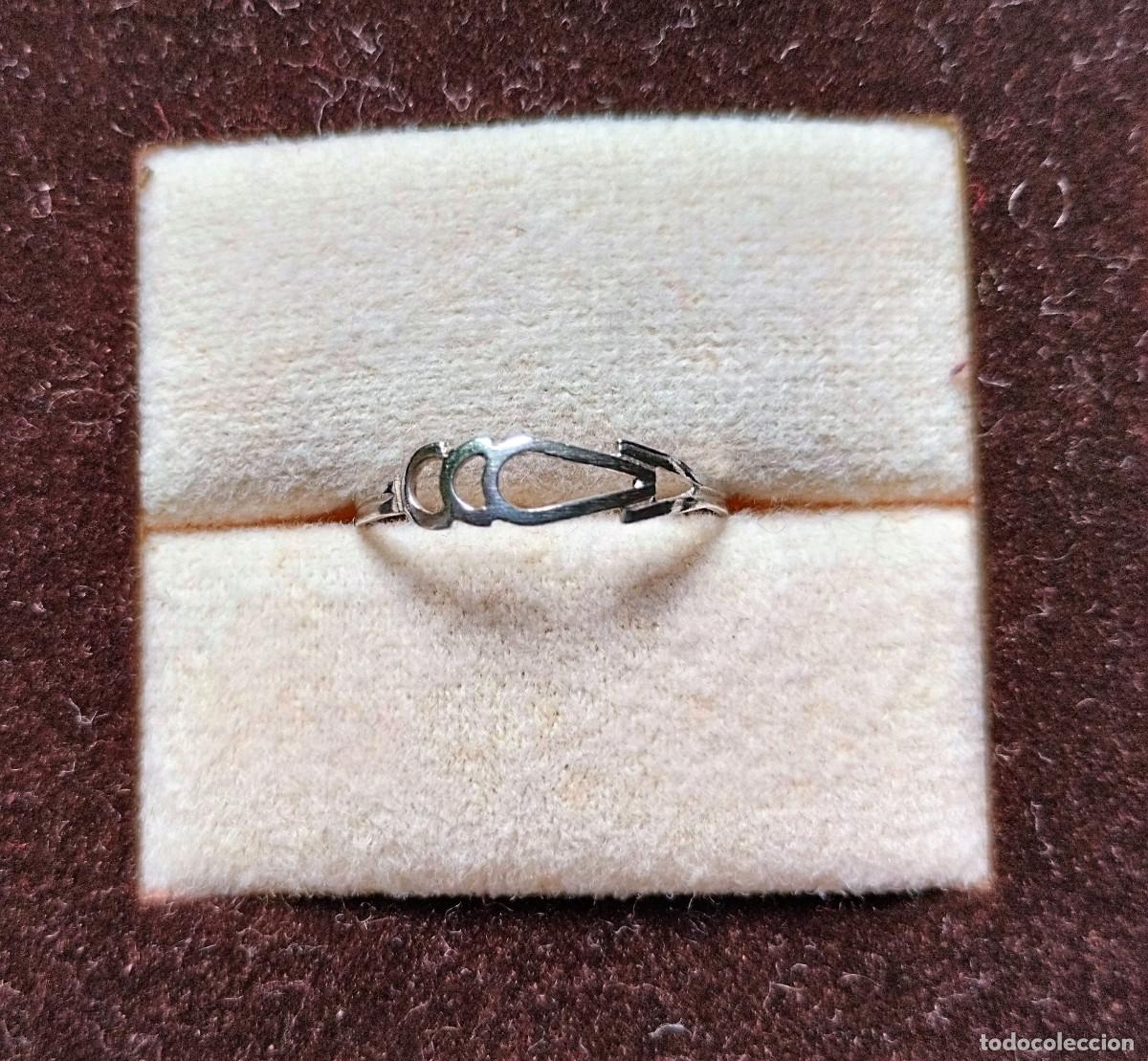 Joyeria: ANTIGUO ANILLO DE PLATA MACIZA - SIN ESTRENAR - Foto 1