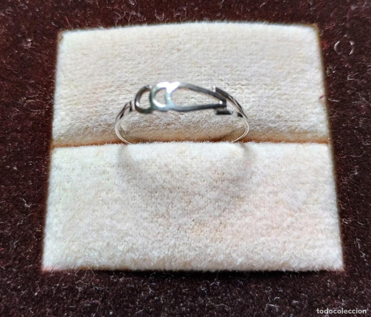 Joyeria: ANTIGUO ANILLO DE PLATA MACIZA - SIN ESTRENAR - Foto 2