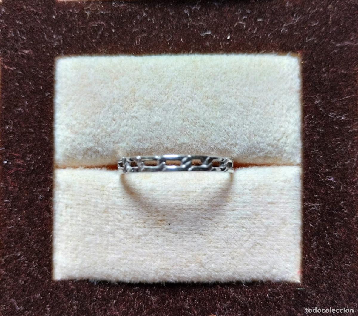Joyeria: ANTIGUO ANILLO DE PLATA MACIZA - SIN ESTRENAR - Foto 2