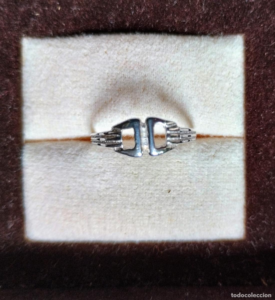 Joyeria: ANTIGUO ANILLO DE PLATA MACIZA - SIN ESTRENAR - Foto 3