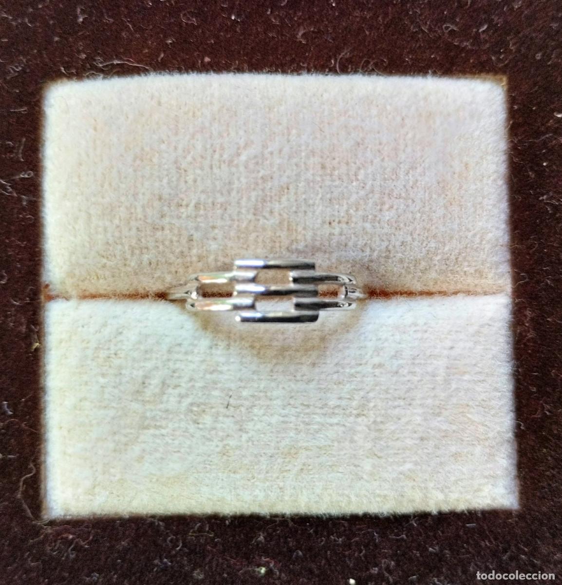Joyeria: ANTIGUO ANILLO DE PLATA MACIZA - SIN ESTRENAR - Foto 2