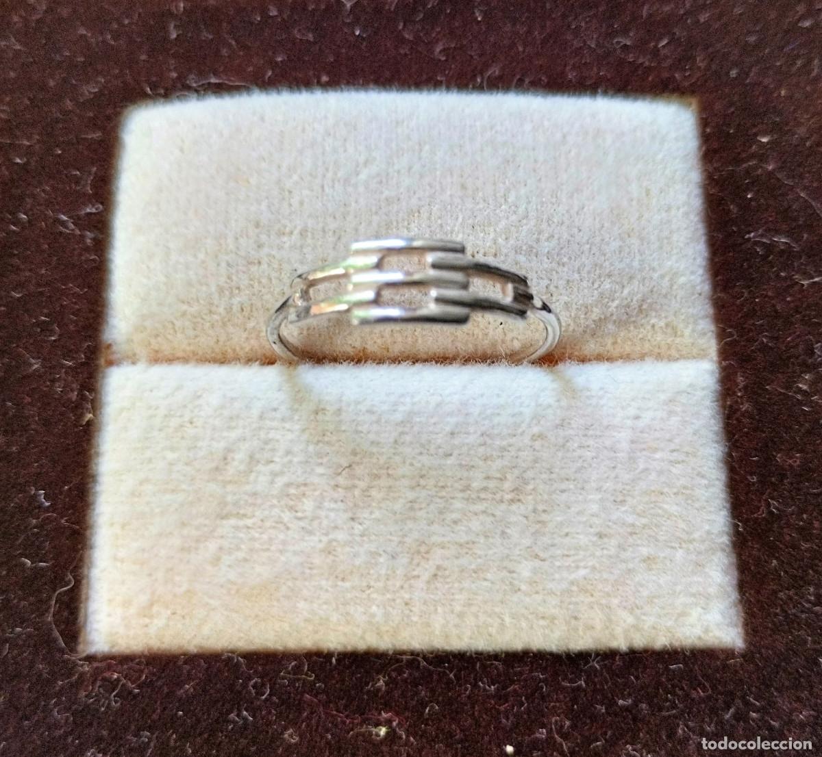 Joyeria: ANTIGUO ANILLO DE PLATA MACIZA - SIN ESTRENAR - Foto 3