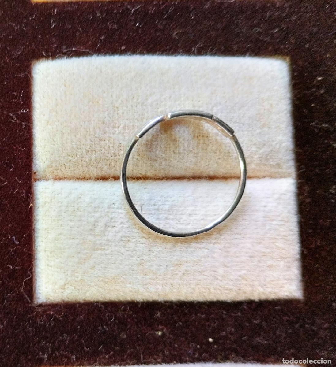 Joyeria: ANTIGUO ANILLO DE PLATA MACIZA - SIN ESTRENAR - Foto 4