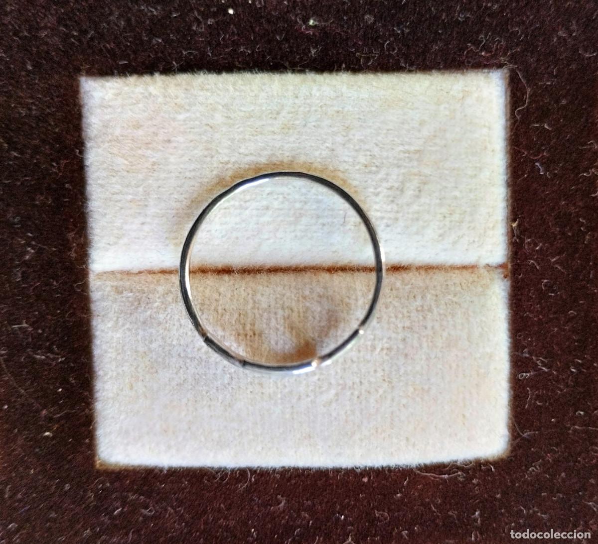 Joyeria: ANTIGUO ANILLO DE PLATA MACIZA - SIN ESTRENAR - Foto 5