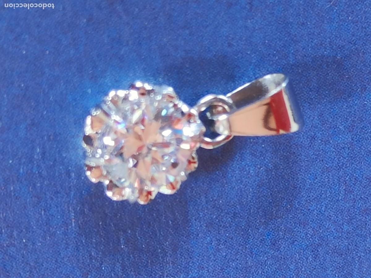 Joyeria: COLGANTE ORO BLANCO 18 K CIRCONITAS - Foto 2
