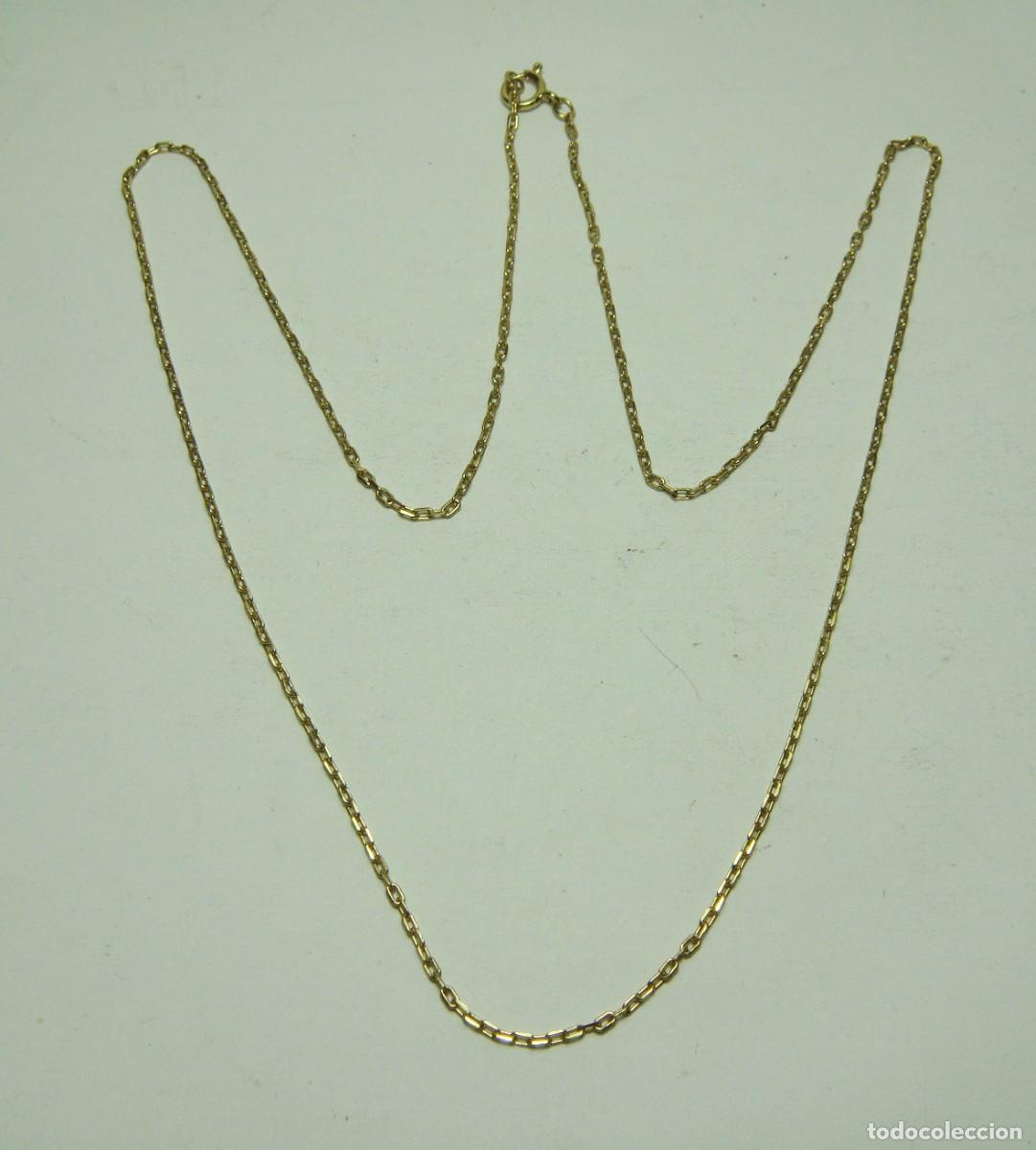 Joyeria: Cadena con ba&ntilde;o de oro. - Foto 2