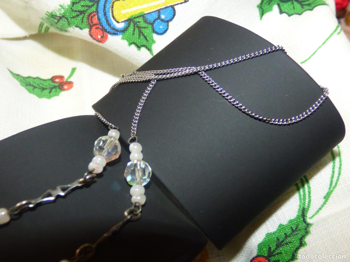 Joyeria: Collar plata,cristal y perlas. - Foto 3
