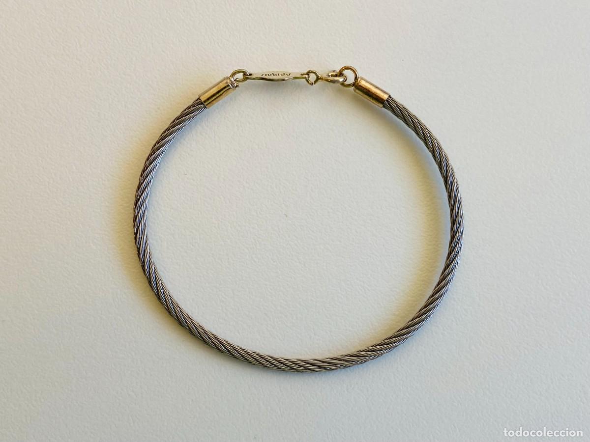 Joyeria: Pulsera Scubidu (plata 925 y acero) - Foto 1