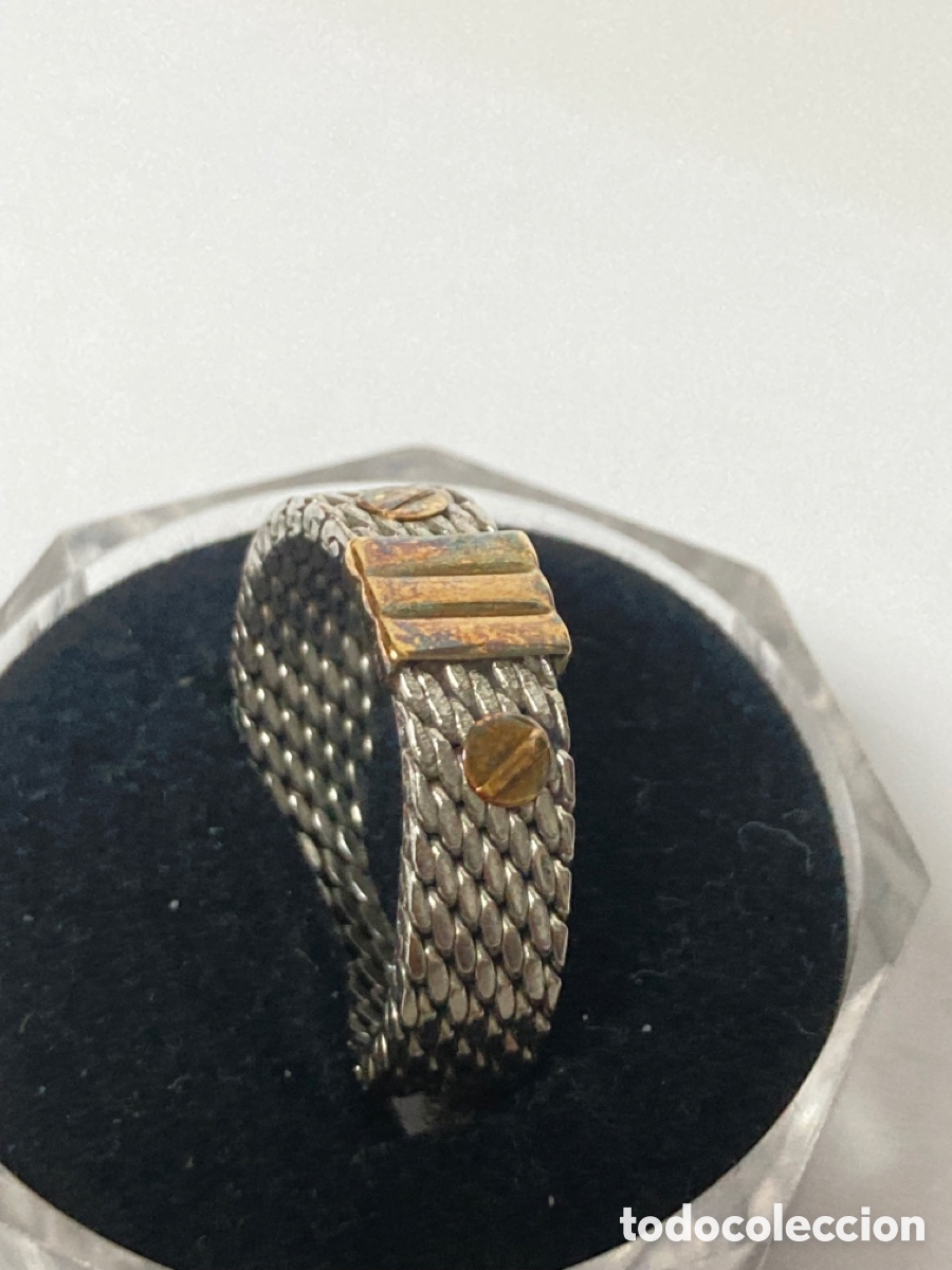 Joyeria: Sortija de acero y oro/SORT14 - Foto 2