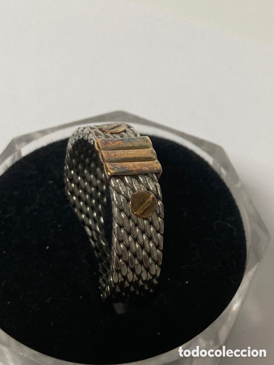 Joyeria: Sortija de acero y oro/SORT14 - Foto 3