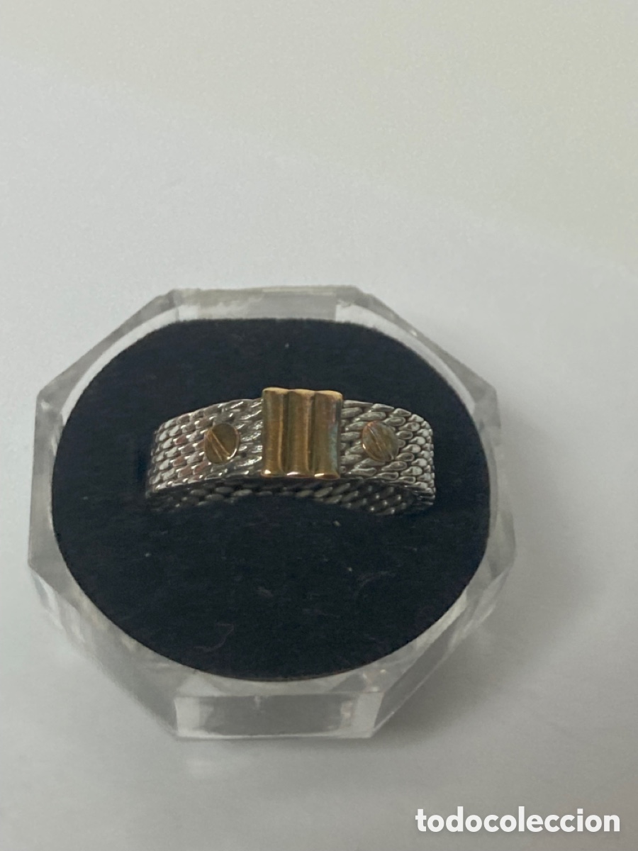 Joyeria: Sortija de acero y oro/SORT14 - Foto 4
