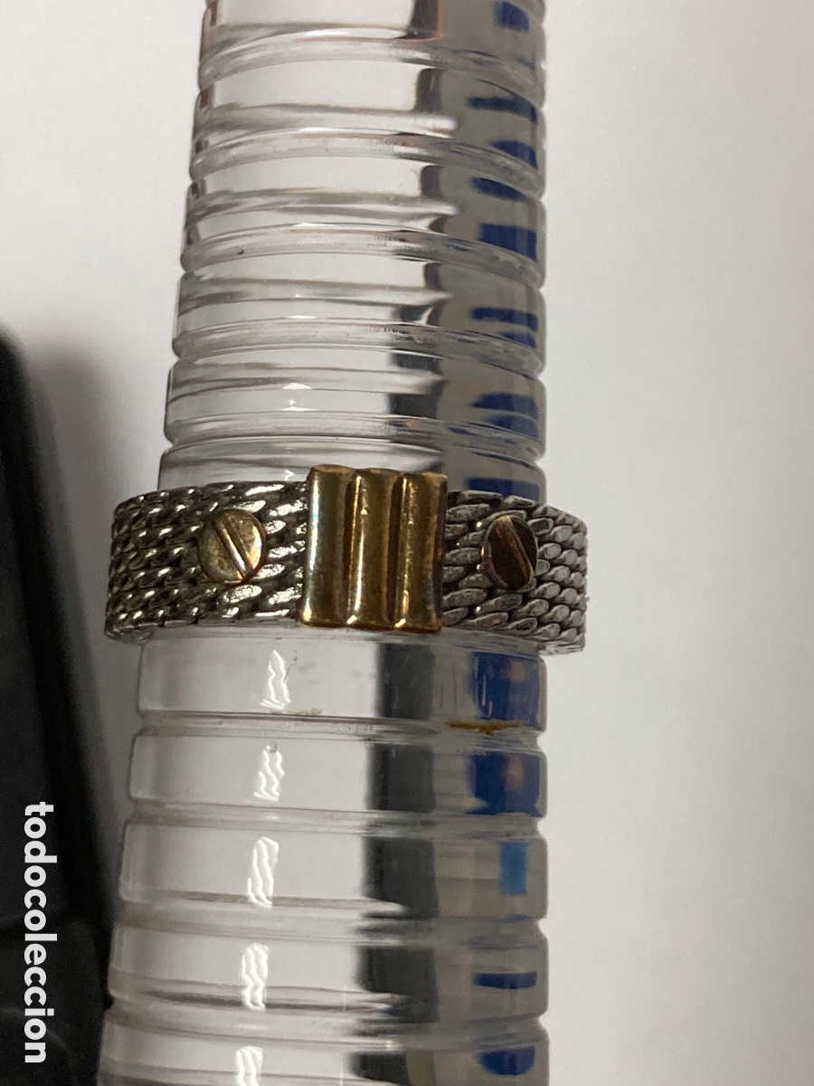 Joyeria: Sortija de acero y oro/SORT14 - Foto 6