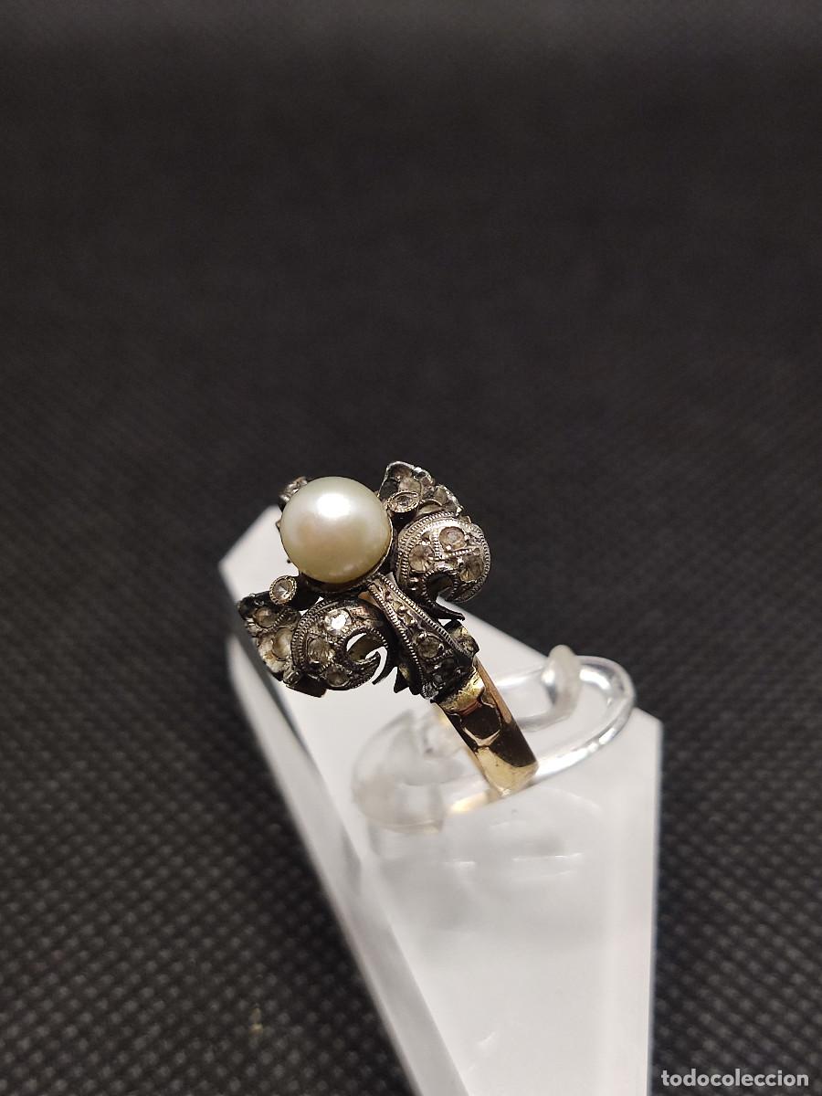 Joyeria: Sortija Oro Ley con Perla Cultivada - Foto 5