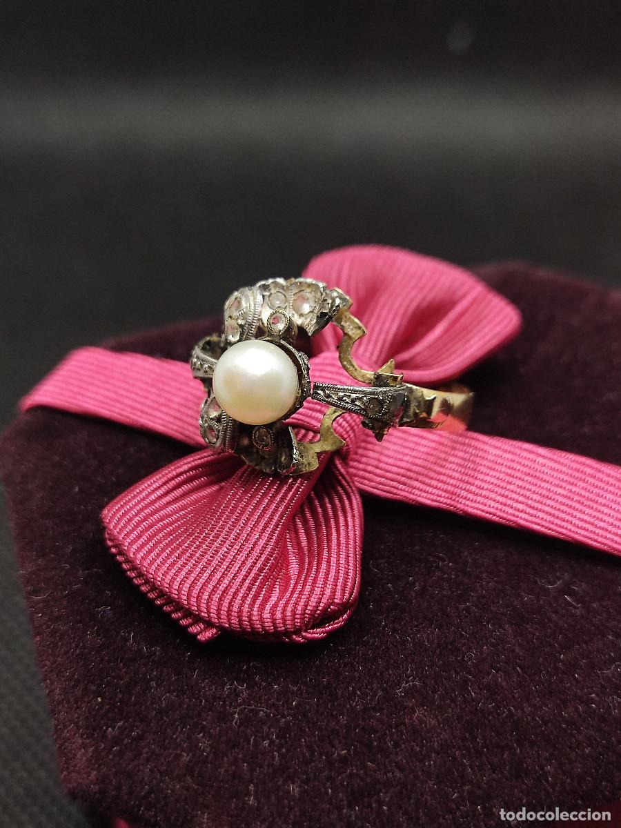 Joyeria: Sortija Oro Ley con Perla Cultivada - Foto 7