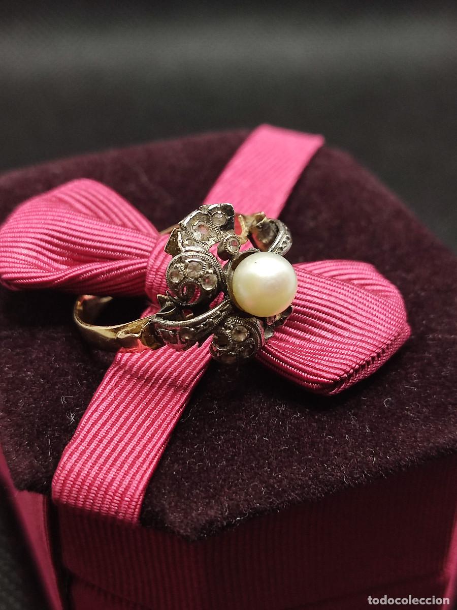 Joyeria: Sortija Oro Ley con Perla Cultivada - Foto 9