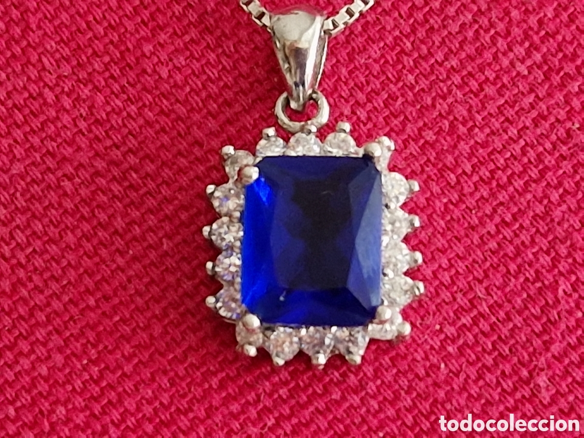 Joyeria: COLGANTE Y CADENA EN PLATA DE LEY CONTRASTES - Foto 2
