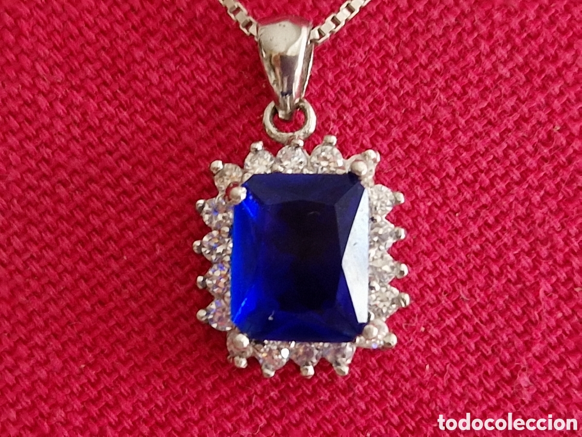 Joyeria: COLGANTE Y CADENA EN PLATA DE LEY CONTRASTES - Foto 1