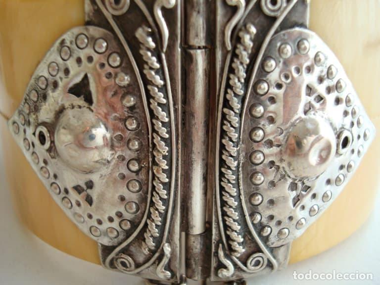 Joyeria: Pulsera/brazalete de marfil y plata, ca. 1798 - Foto 6