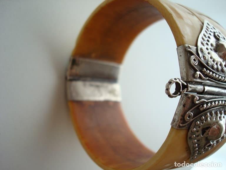 Joyeria: Pulsera/brazalete de marfil y plata, ca. 1798 - Foto 8