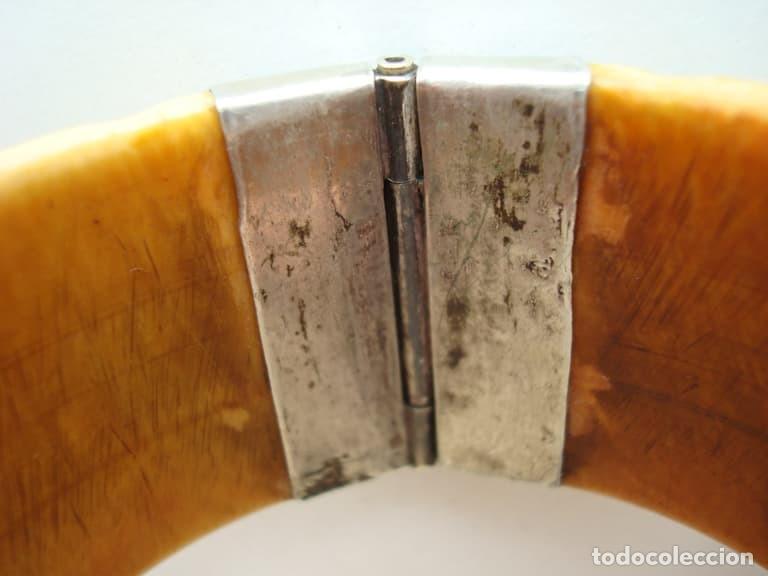 Joyeria: Pulsera/brazalete de marfil y plata, ca. 1798 - Foto 9