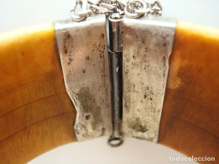 Joyeria: Pulsera/brazalete de marfil y plata, ca. 1798 - Foto 10