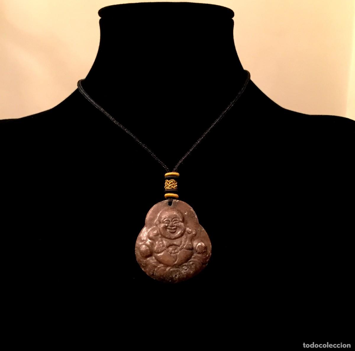 Joyeria: COLGANTE DE BUDA EN JADE NATURAL TALLADO. - Foto 1