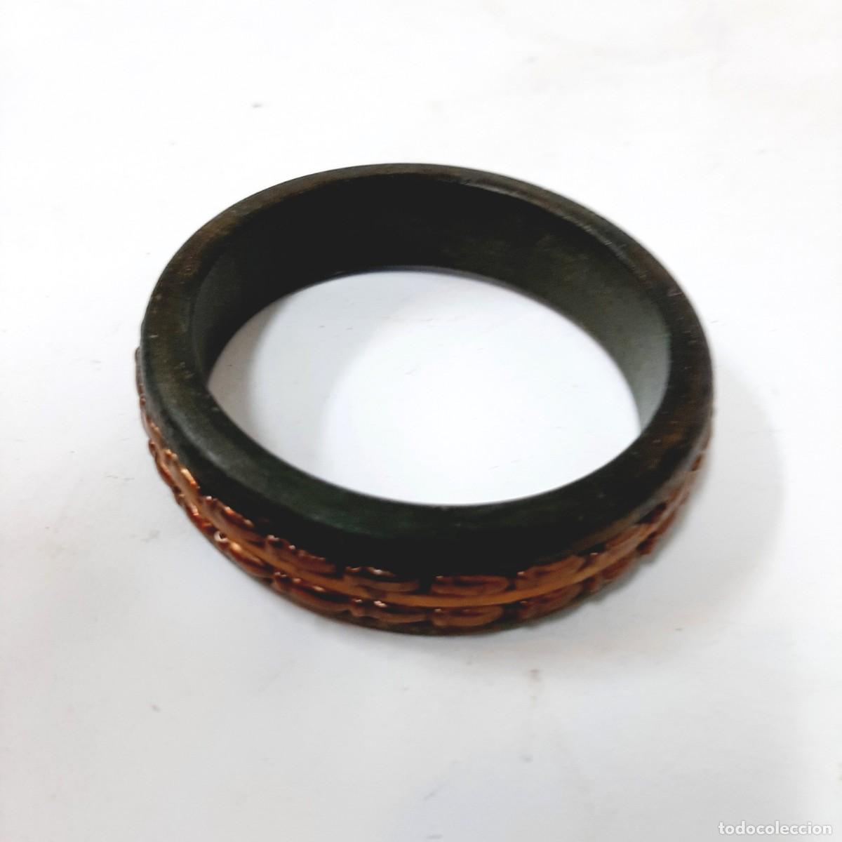 Joyeria: Pulsera esclava vintage de madera y cobre(2.3) - Foto 6