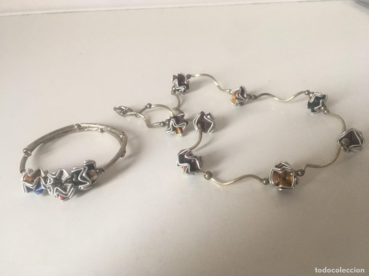 Joyeria: CONJUNTO COLLAR Y PULSERA VINTAGE DE MUJER - Foto 4