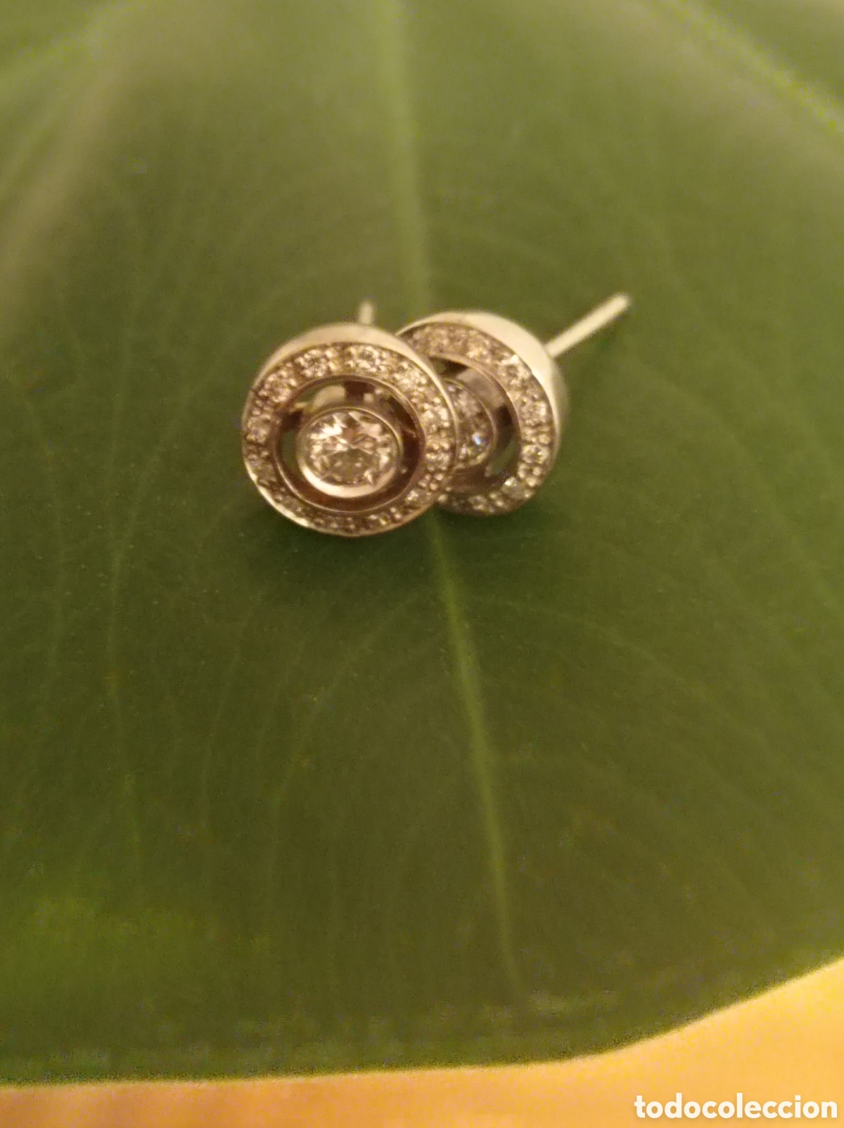 Joyeria: Pendientes de oro blanco y brillantes - Foto 4