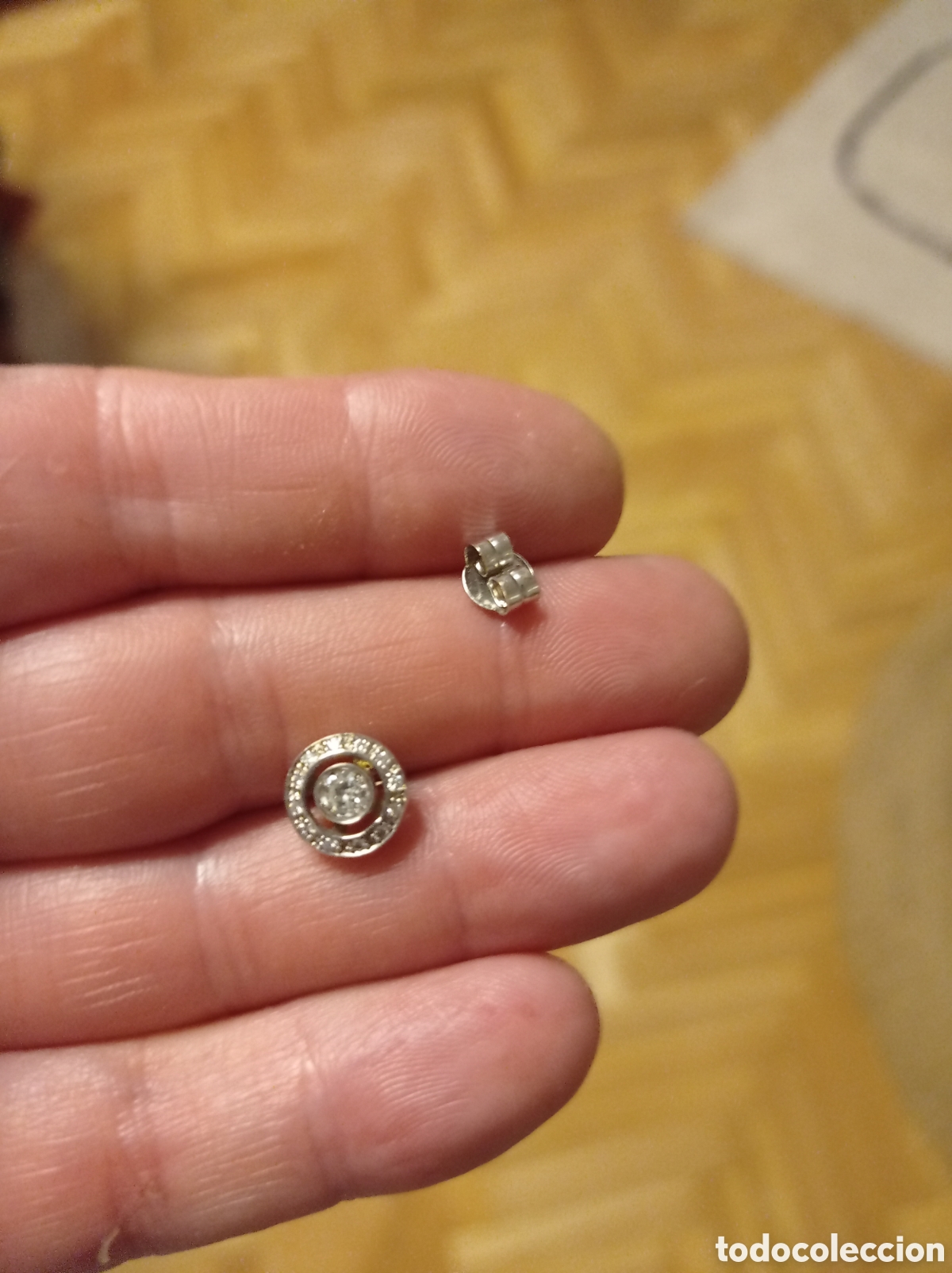 Joyeria: Pendientes de oro blanco y brillantes - Foto 5