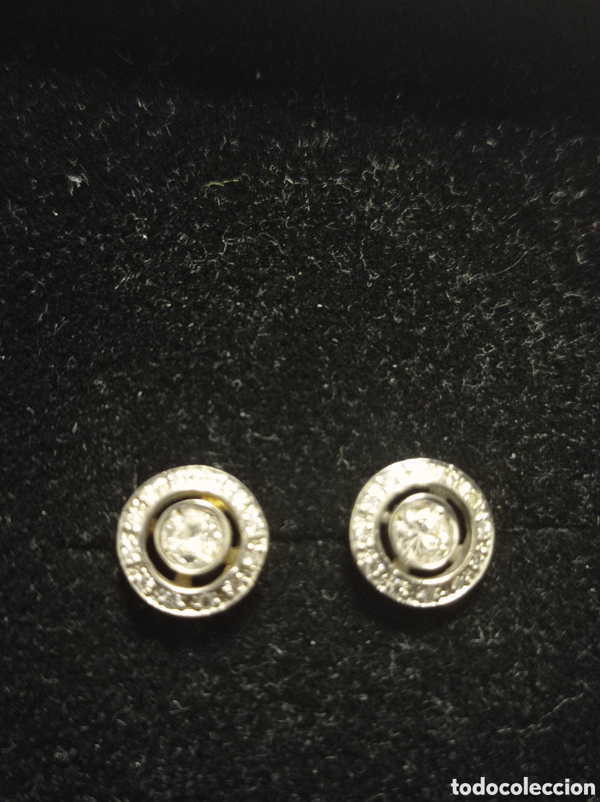 Joyeria: Pendientes de oro blanco y brillantes - Foto 1