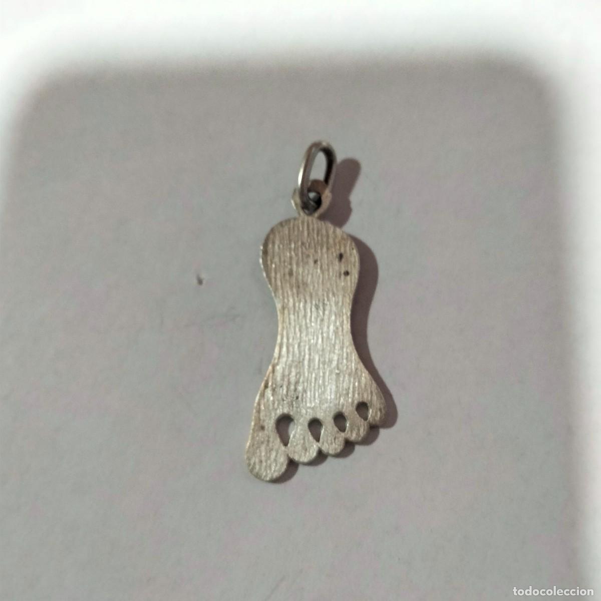 Joyeria: COLGANTE DE PLATA EN FORMA DE PIE - Foto 2