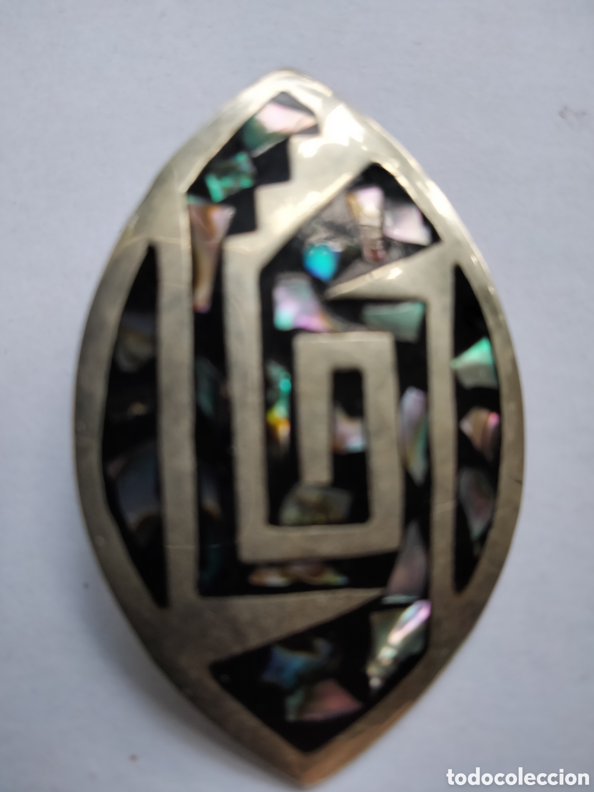 Joyeria: Pendientes de plata y abalone ,madre perla natural, Mexico - Foto 6