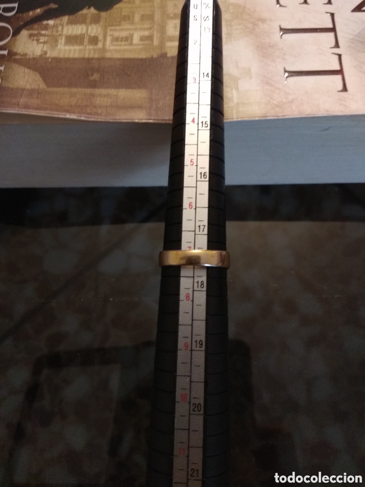 Joyeria: ORO 18 Kilates, Anillo-Sortija tipo sello. - Foto 11
