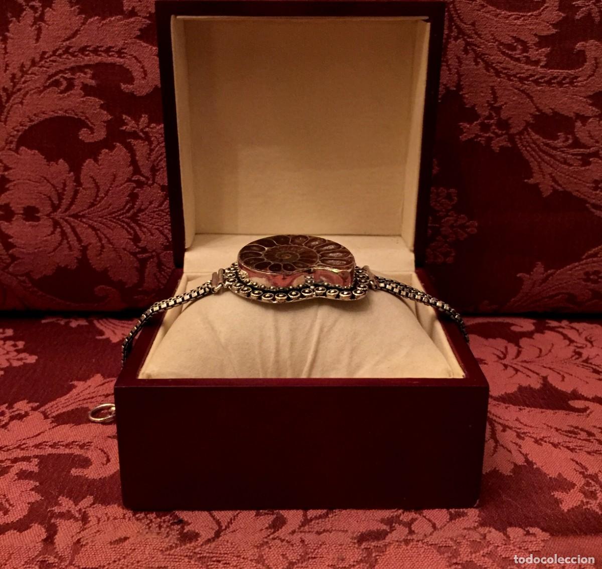 Joyeria: PULSERA CON F&Oacute;SIL AMMONITE CENTRAL - 33 GRAMOS. - Foto 4