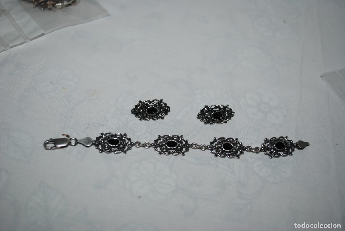 Joyeria: JUEGO DE PULSERA , Y SARCILLOS DE PLATA - Foto 1