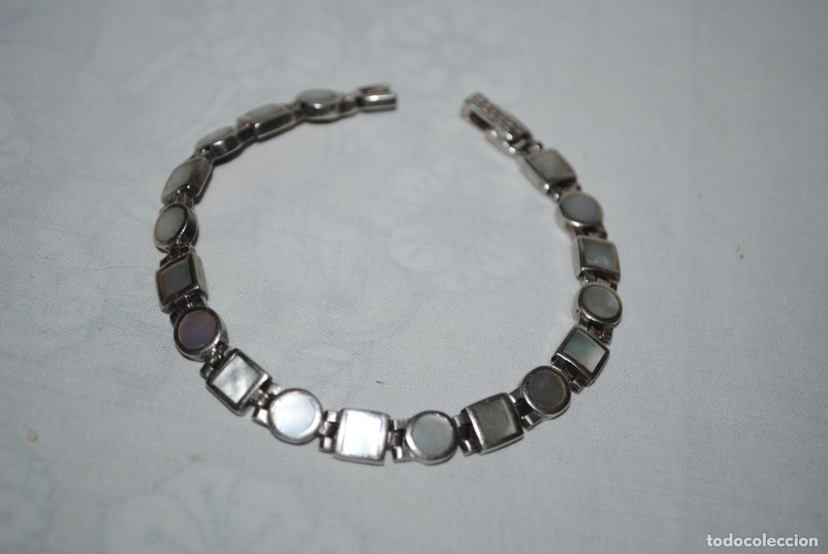 Joyeria: PULSERA DE PLATA Y NACAR - Foto 1
