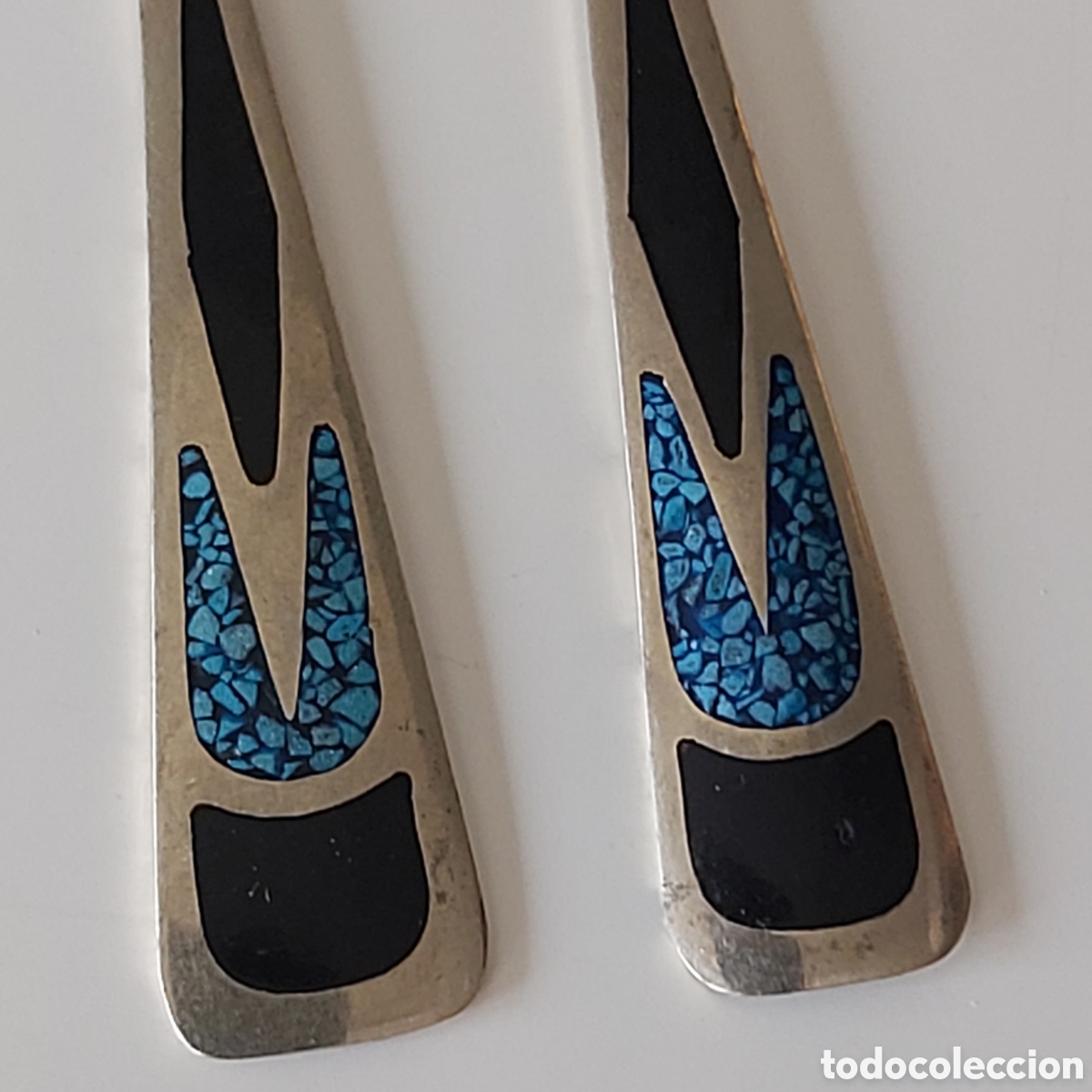 Joyeria: FANT&Aacute;STICOS PENDIENTES DE M&Eacute;XICO. REF S2 P N 14 BI - Foto 2
