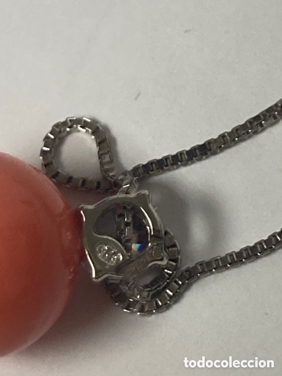 Joyeria: Gargantilla de plata con centro circonita /CC03 - Foto 4
