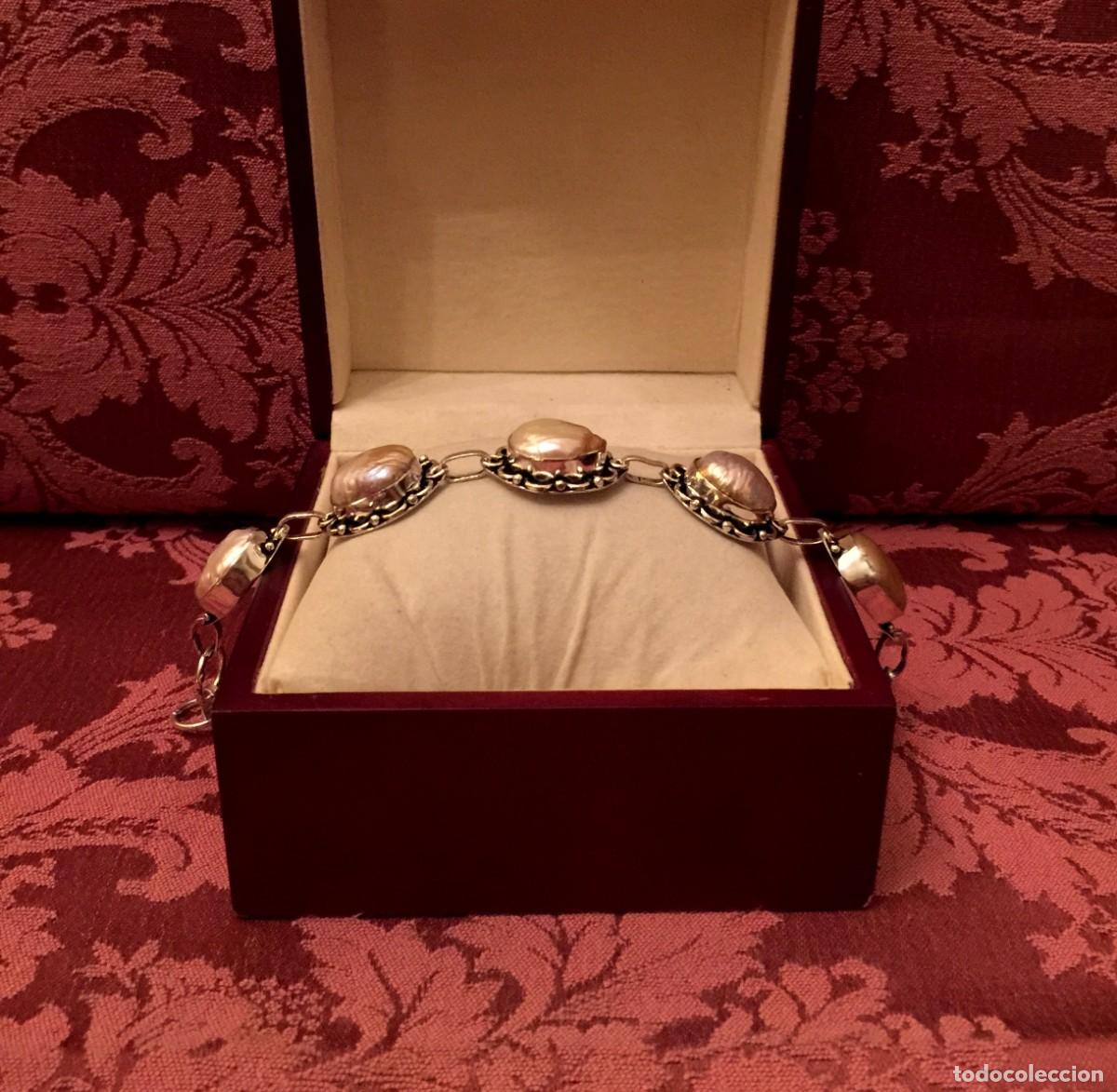 Joyeria: PULSERA CON PERLAS BARROCAS - 27 GRAMOS. - Foto 3