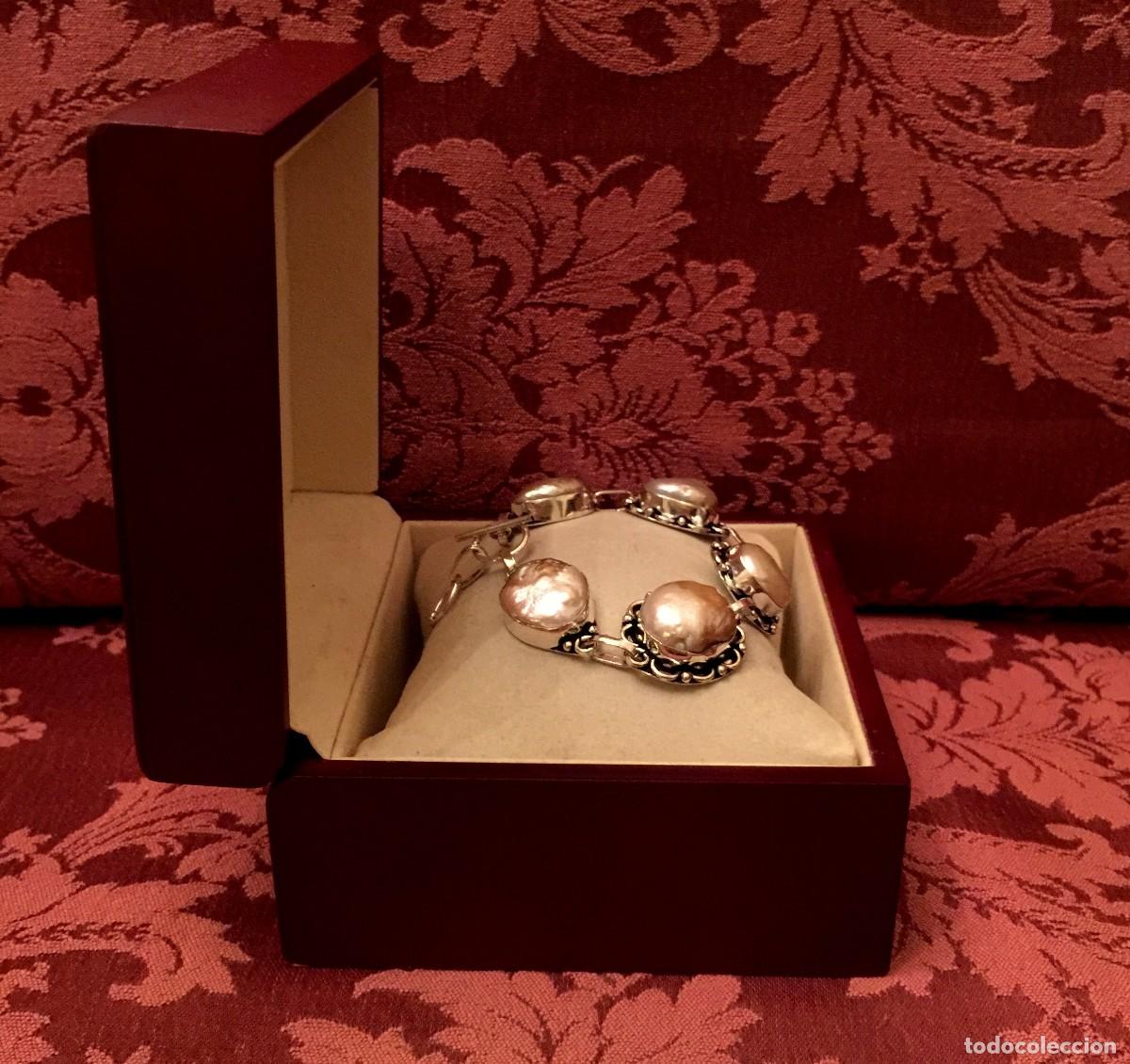 Joyeria: PULSERA CON PERLAS BARROCAS - 27 GRAMOS. - Foto 4