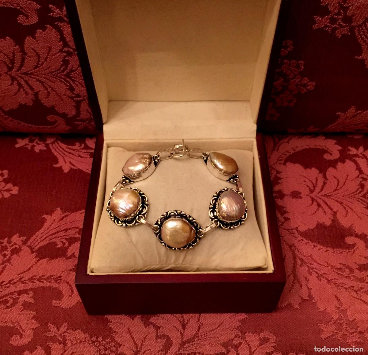 Joyeria: PULSERA CON PERLAS BARROCAS - 27 GRAMOS. - Foto 5
