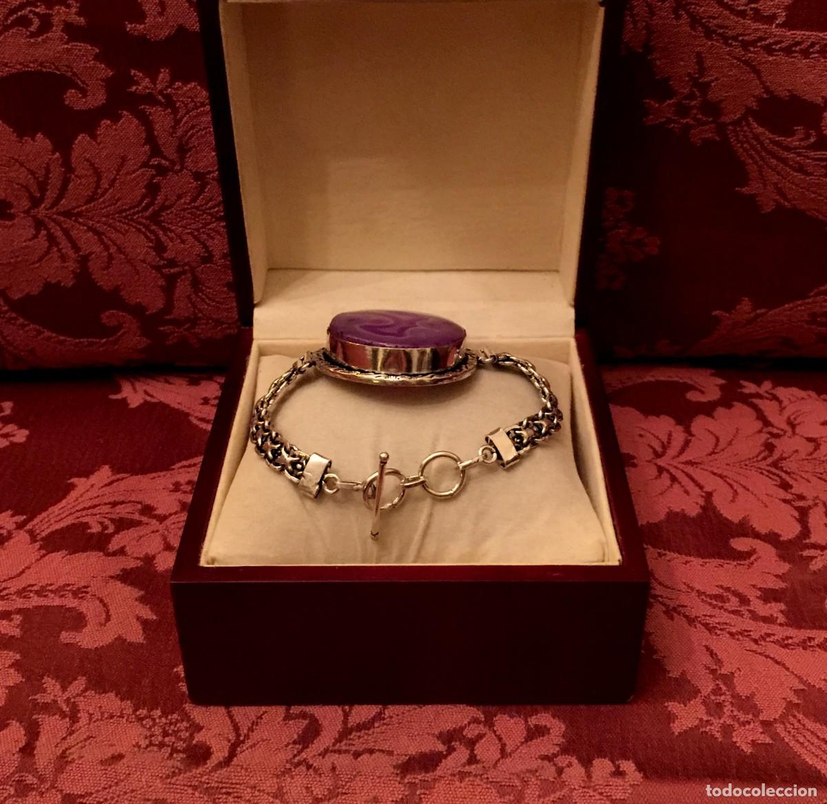 Joyeria: PULSERA CON &Aacute;GATA NATURAL CENTRAL - 42 GRAMOS. - Foto 4