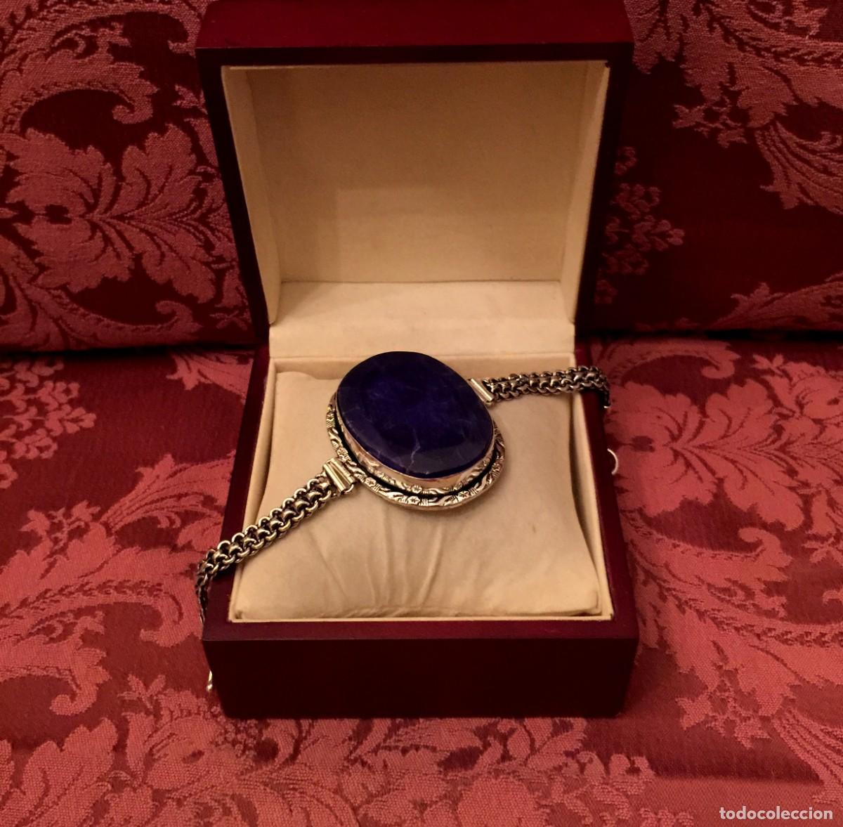 Joyeria: PULSERA CON ZAFIRO NATURAL CENTRAL - 48 GRAMOS. - Foto 7