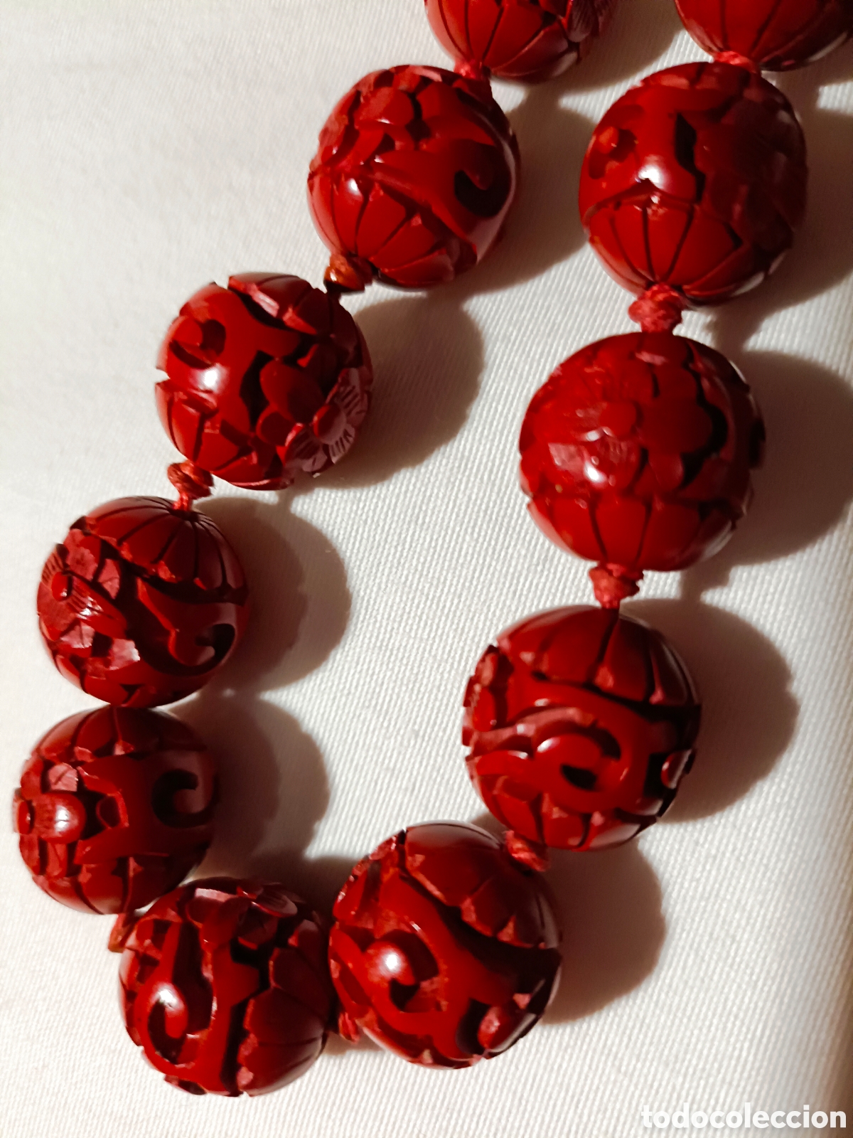Joyeria: Collar cinabrio arte chino - Foto 2