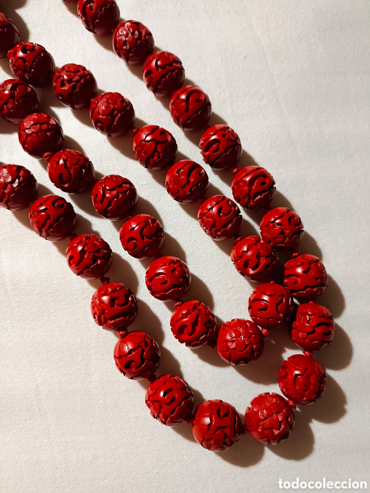Joyeria: Collar cinabrio arte chino - Foto 4