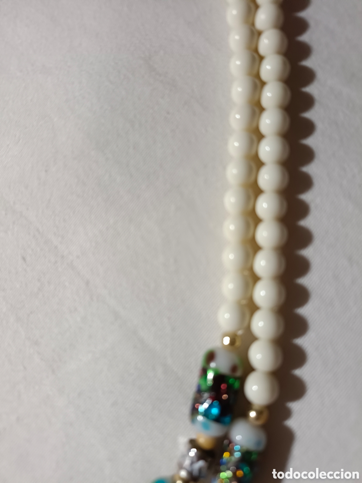 Joyeria: Collar blanco doble hilera de corales - Foto 4