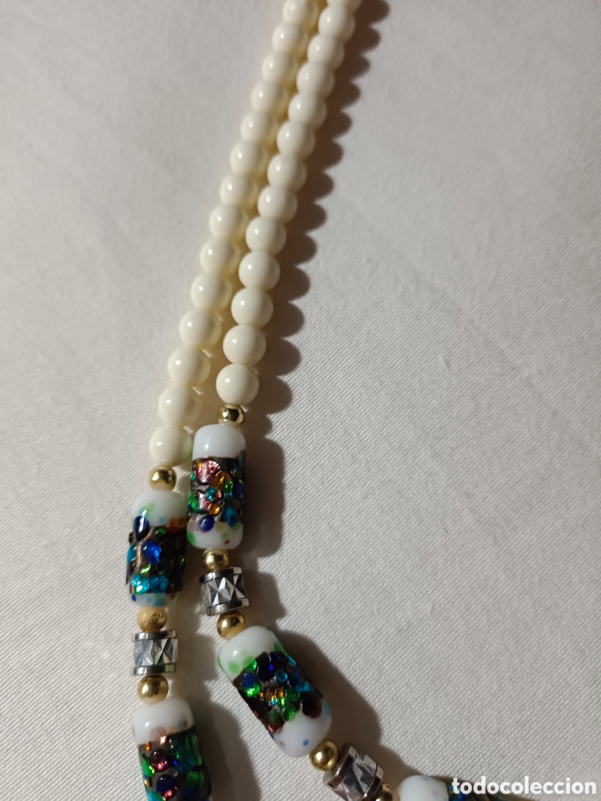 Joyeria: Collar blanco doble hilera de corales - Foto 6