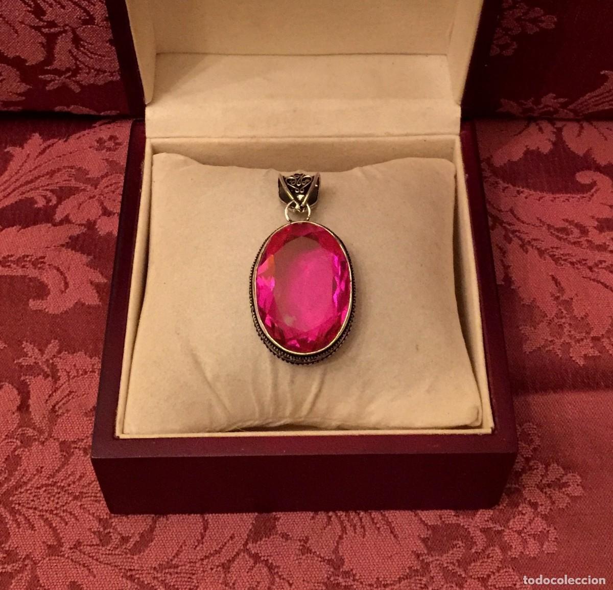 Joyeria: COLGANTE CON TOPACIO TALLADO - 19 GRAMOS. - Foto 3