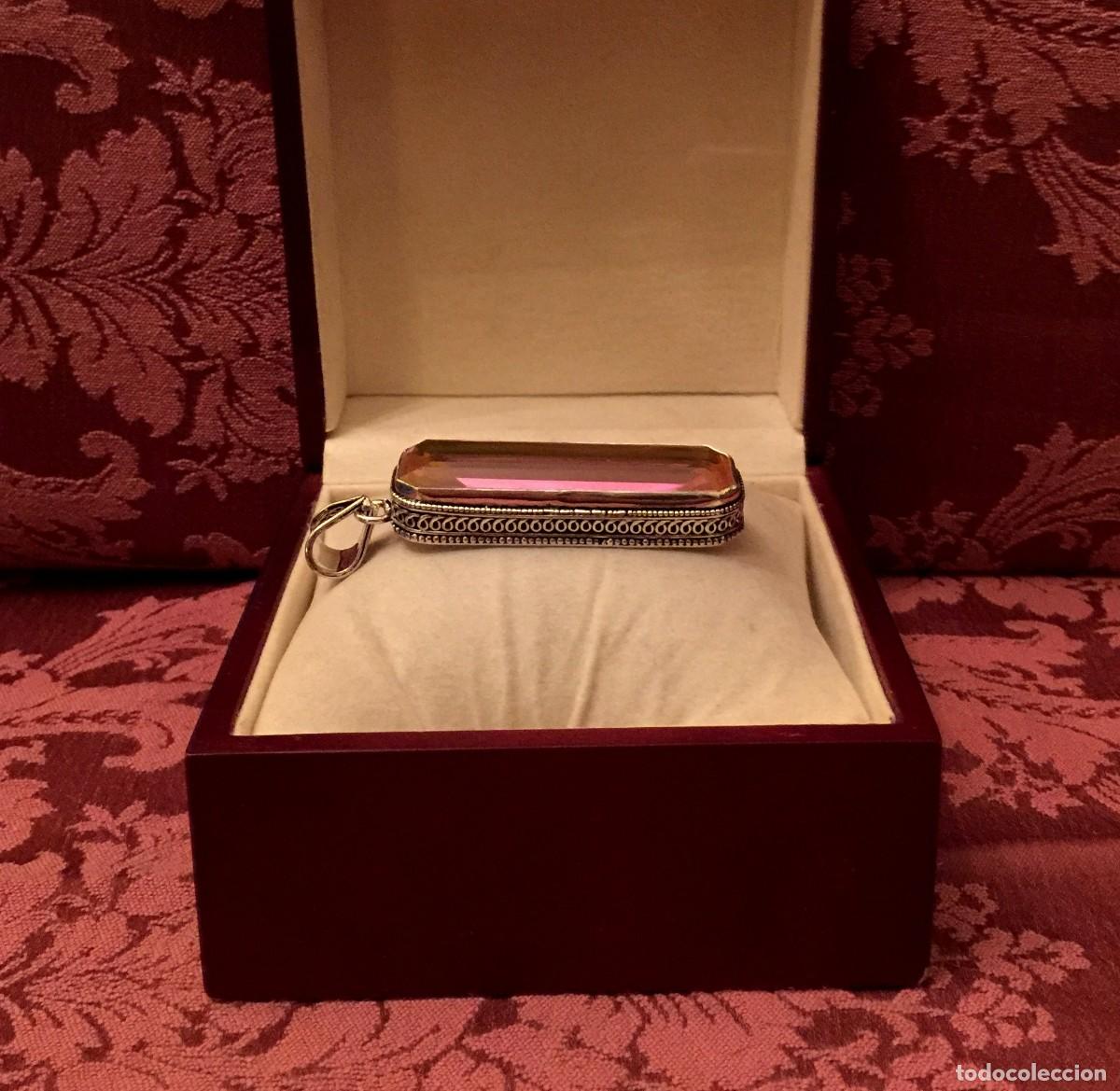 Joyeria: COLGANTE CON TOPACIO TALLADO - 23 GRAMOS. - Foto 2